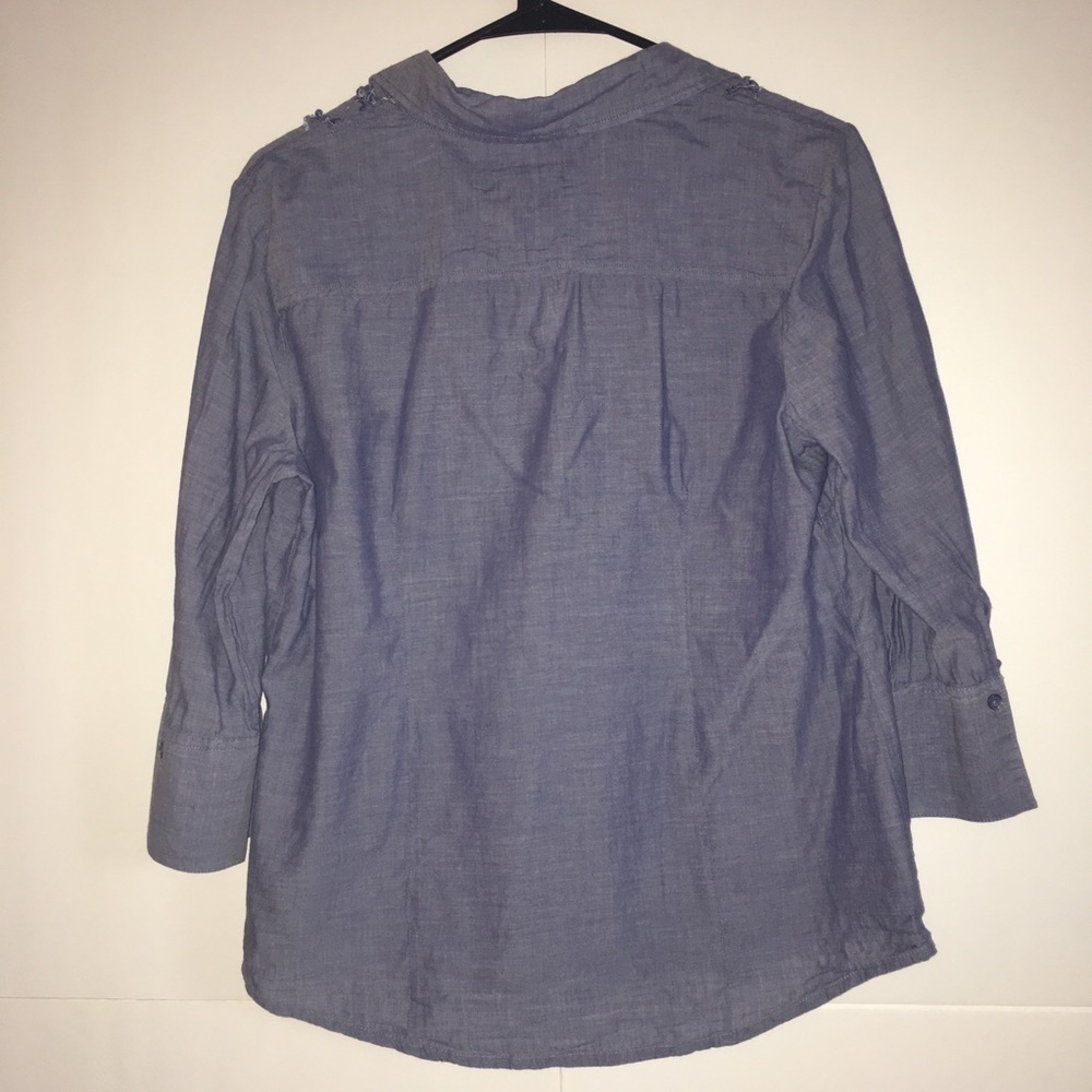 Cato 3/4 Sleeve Button down - Picture 3 of 3